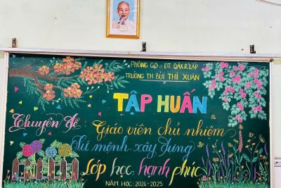 Công tác chuẩn bị đầu năm học mới.