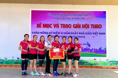 Hội thao ngành giáo dục của trường TH Bùi Thị Xuân.