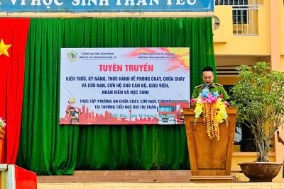 TRƯỜNG TH BÙI THỊ XUÂN TỔ CHỨC TUYÊN TRUYỀN KIẾN THỨC, KỸ NĂNG, THỰC HÀNH VỀ PCCC VÀ CNCH và thực tập phương án PCCC & CNCH năm 2026